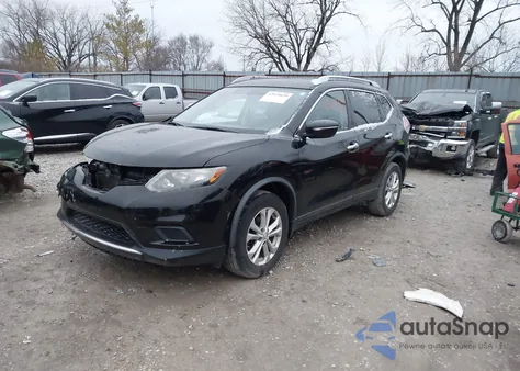 2015 Nissan Rogue Sv from USA, damaged, VIN KNMAT2MV0FP537612